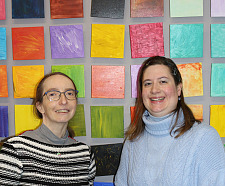 Die Frauenbeauftragten der Beschäftigten: Ramona Bauermann-Meyer (links)  und Laura Bösch (rechts)